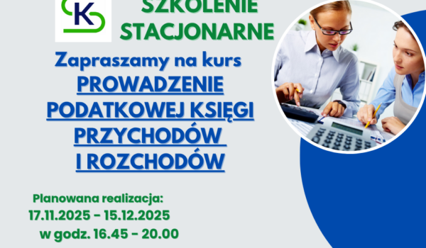 Prowadzenie podatkowej księgi przychodów i rozchodów