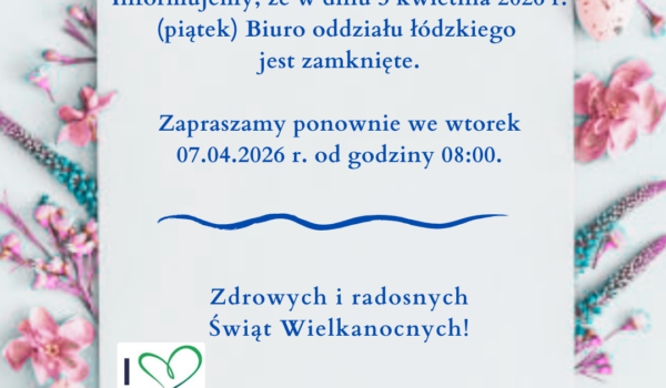 Biuro nieczynne 03.04.2026 r.