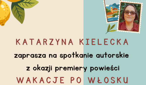 Spotkanie autorskie 2.06.2026 godz. 17.00