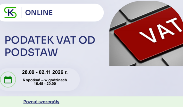 Podatek VAT od podstaw – online